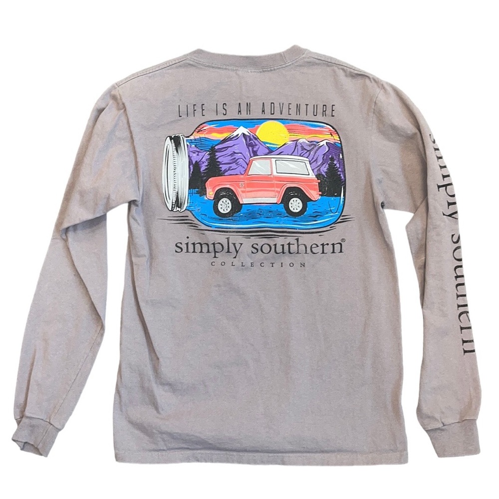 Last chance…Simply Southern Tee Long Sleeve T-Shirt Shirt Jeep S Small